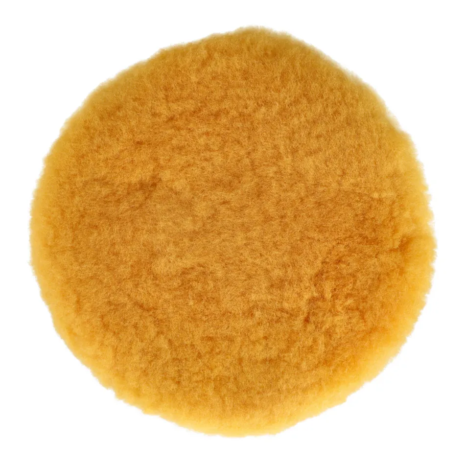 Шерстяной полировальный круг Mirka Lambswool Pad Pro Yellow 135 мм Grip