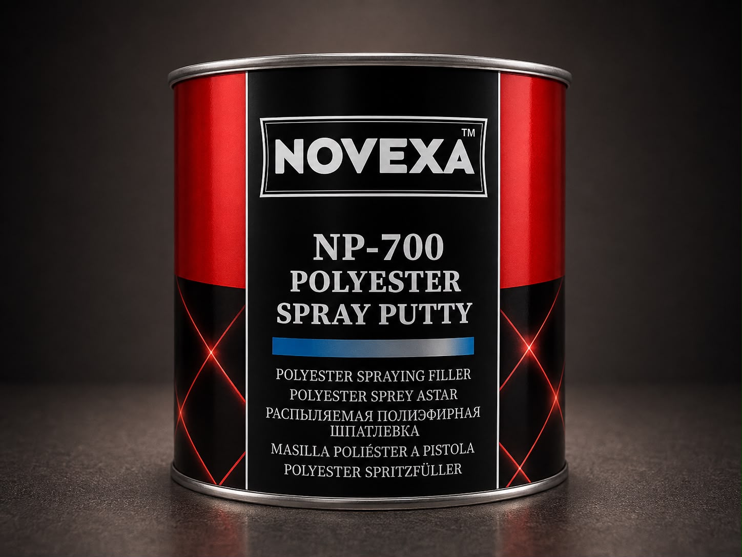 Жидкая шпатлёвка NOVEXA NP-700 Spray Filler 2K, 1 л