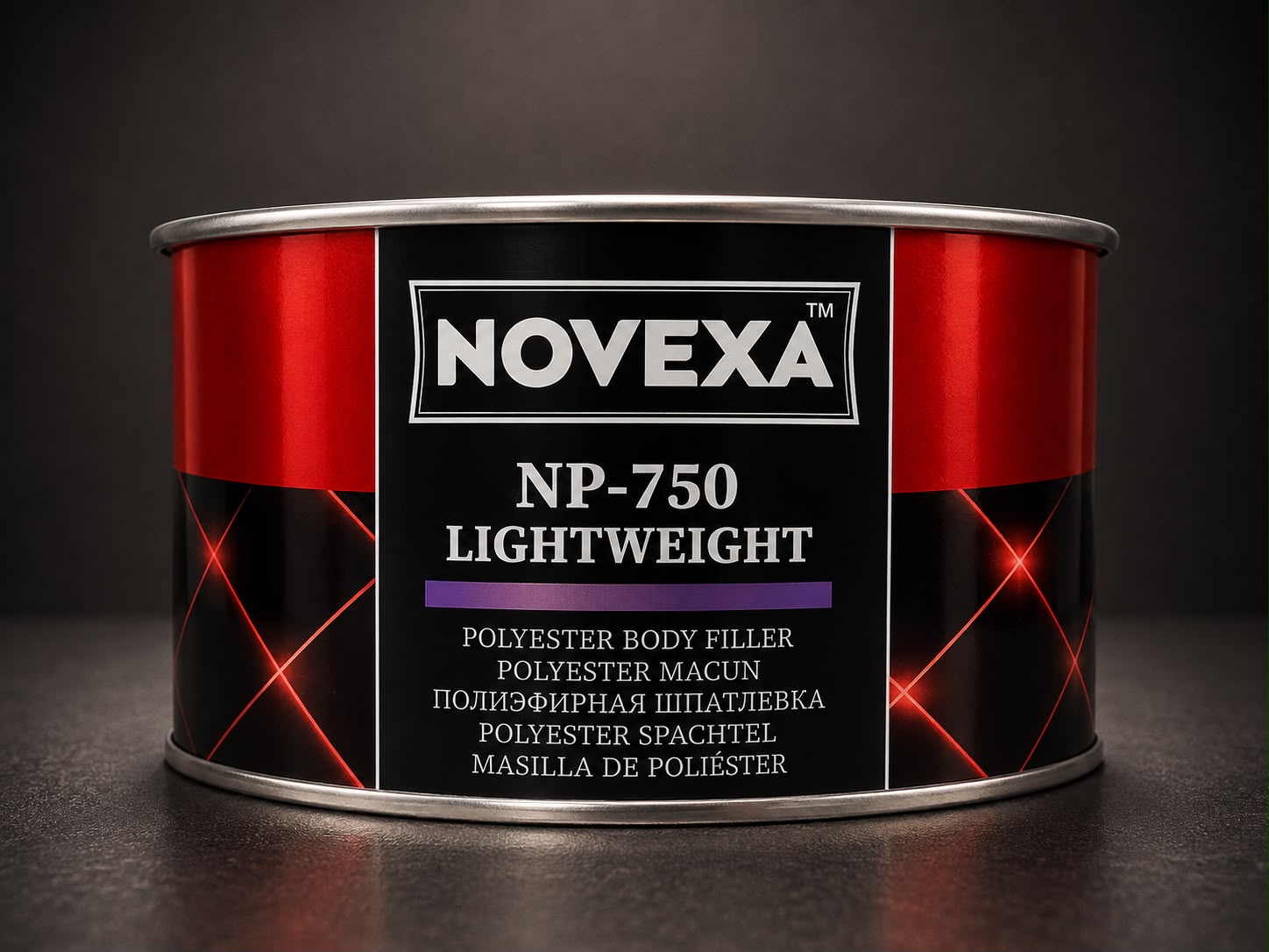 Облегчённая шпатлёвка NOVEXA NP-750 Ultra Light Weight Putty 2K