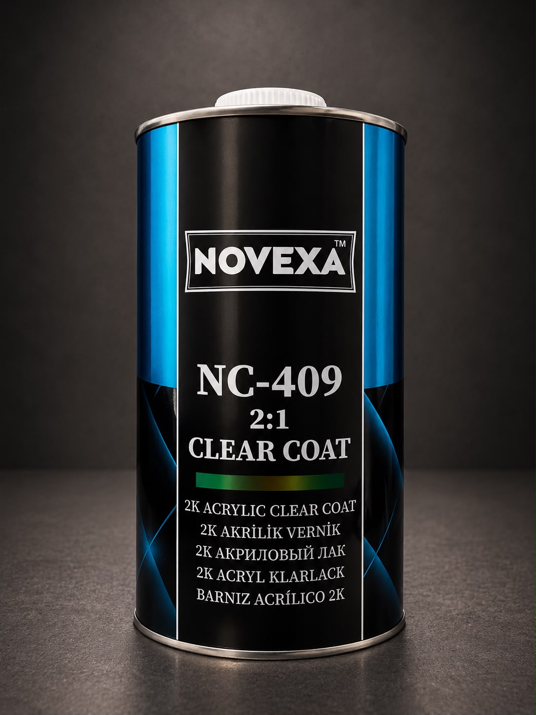 Акриловый лак NOVEXA NC-409 2K, прозрачный глянцевый