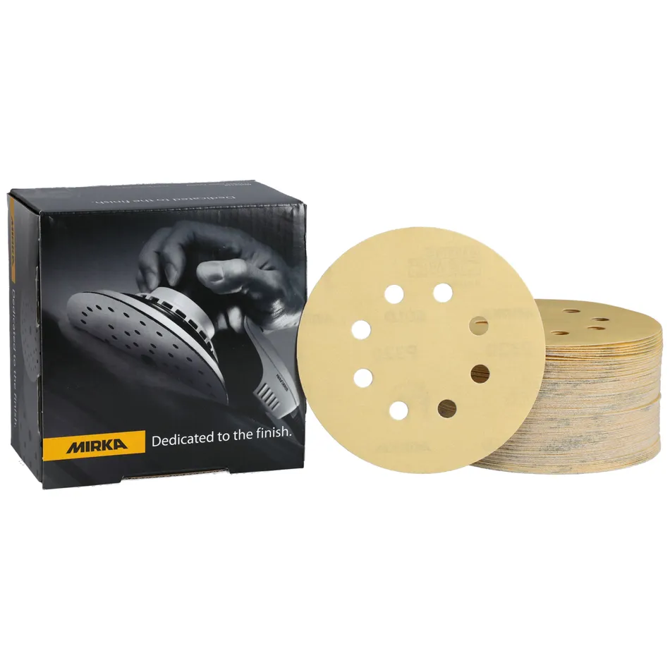 Абразивный круг Mirka Gold 125 мм Grip, 8 отверстий