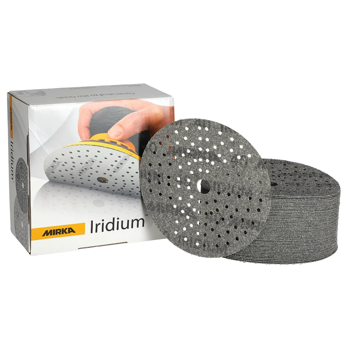 Абразивный круг Mirka Iridium 150 мм Grip, 121 отверстие